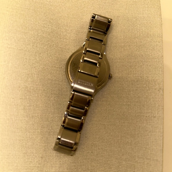Eco-Drive Women\'s Corso Diamond-Accent Stainless Steel Bracelet Watch 29mm